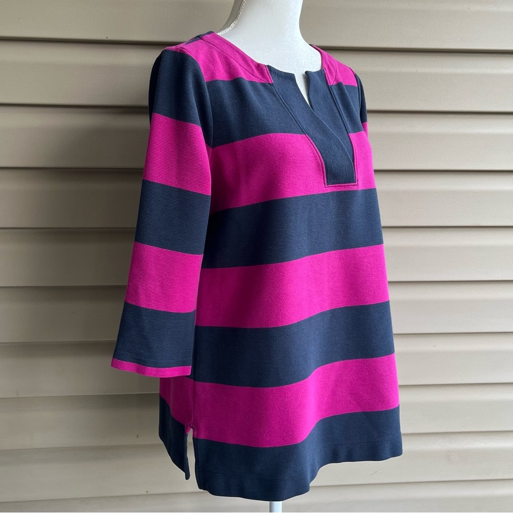 •Lands' End• Ribbed Ponte Knit Pullover Tunic - Size Large - Picture 4 of 6